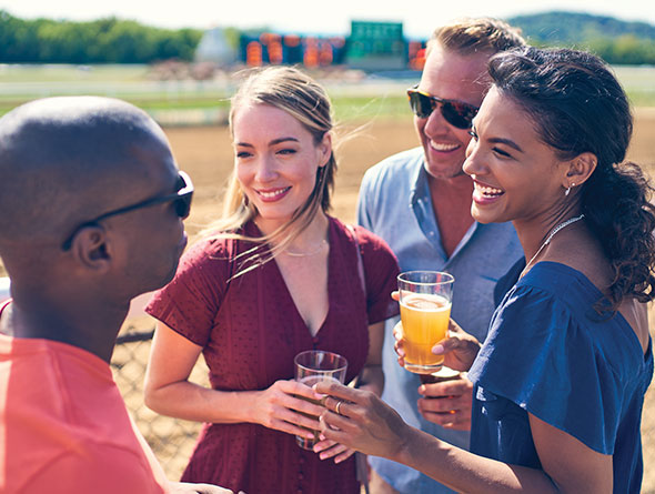 group at track image