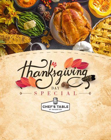 Chef's Table Thanksgiving Special